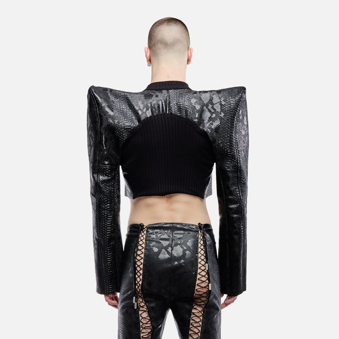 SHOULDERS SNAKE JACKET