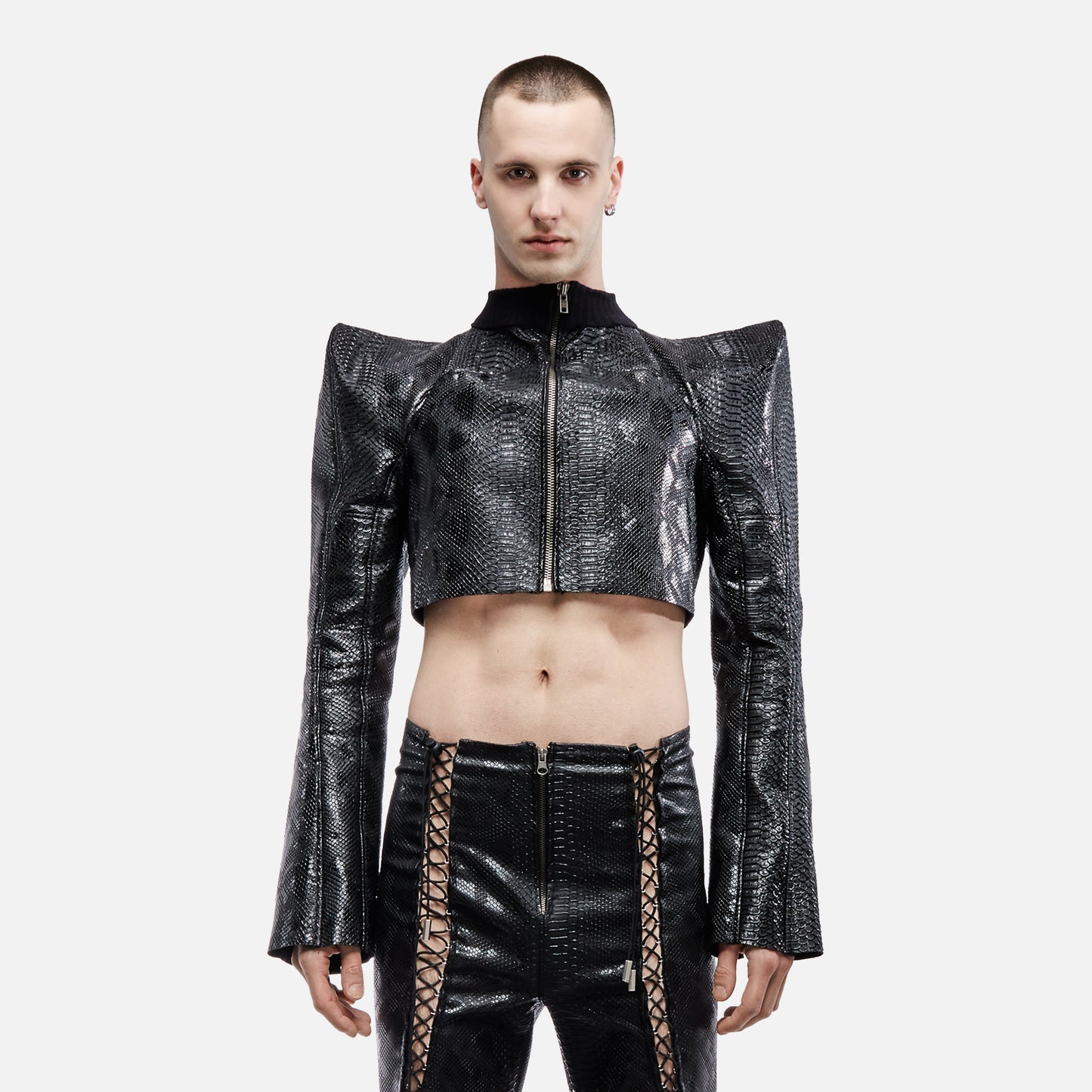 SHOULDERS SNAKE JACKET