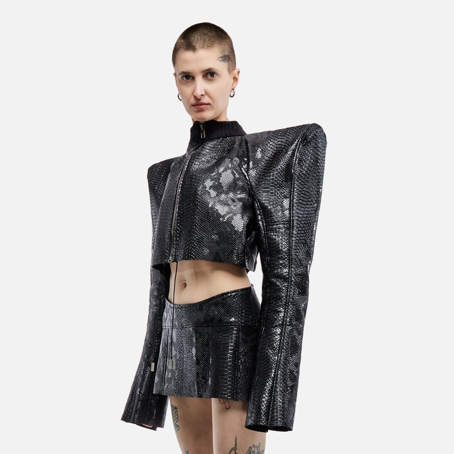 SHOULDERS SNAKE JACKET