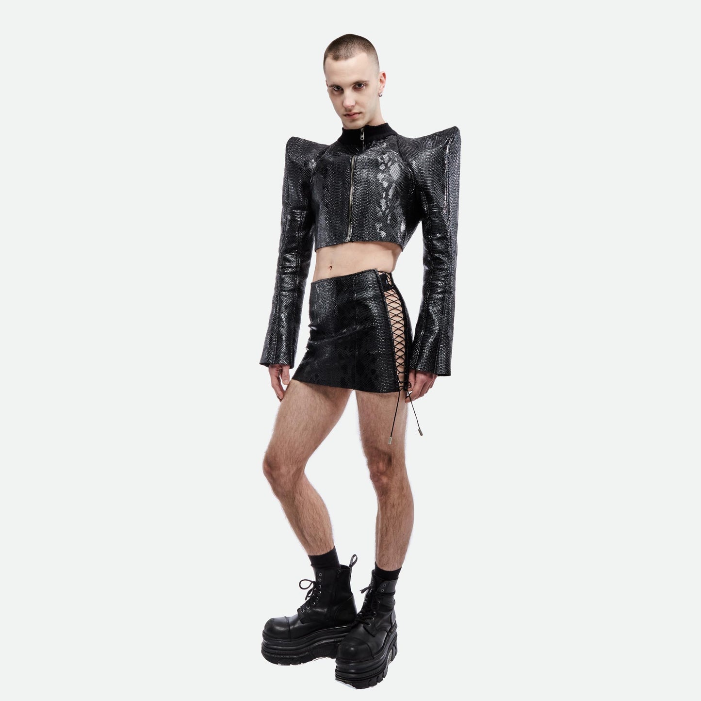SHOULDERS SNAKE JACKET