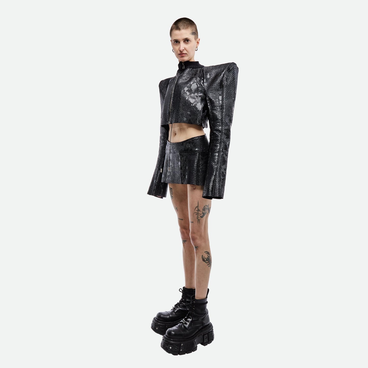 SHOULDERS SNAKE JACKET