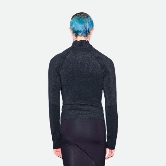 BLACK SPARKLE SWEATER