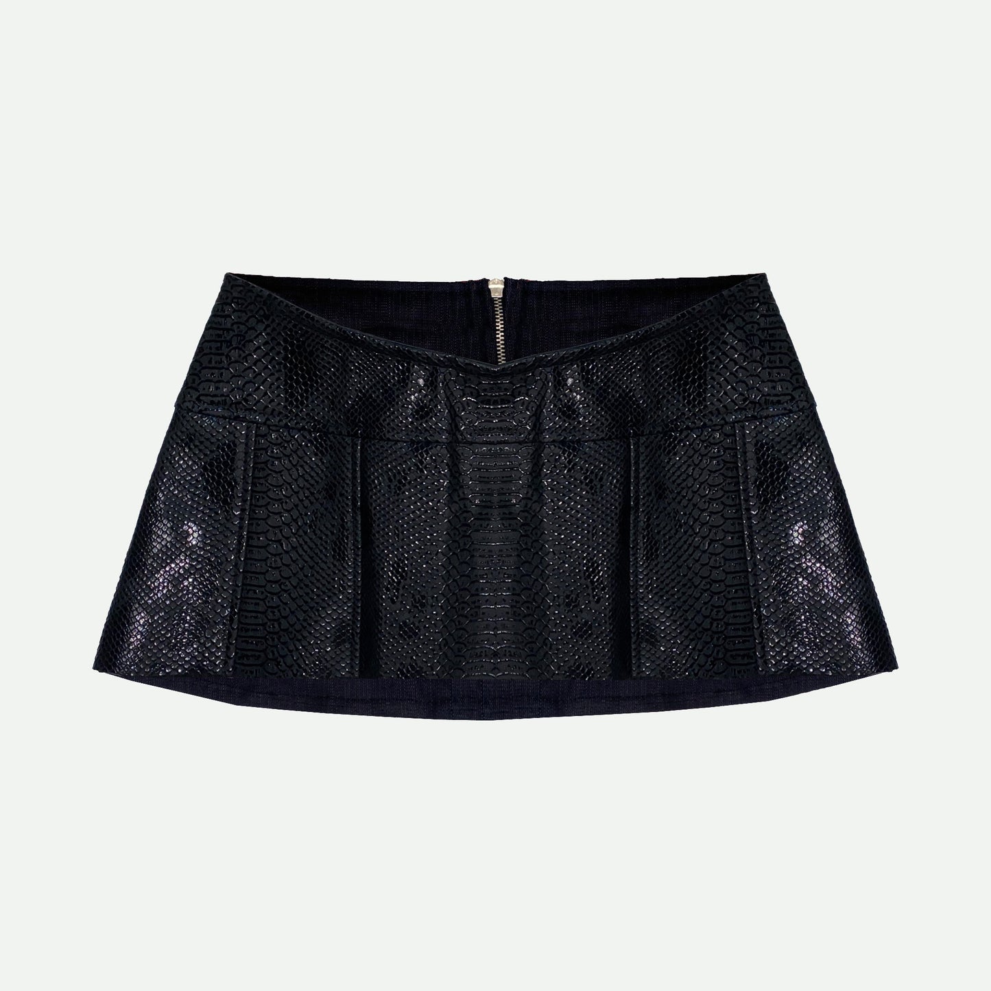 SNAKE MINI SKIRT BLACK NUR HEKTOR