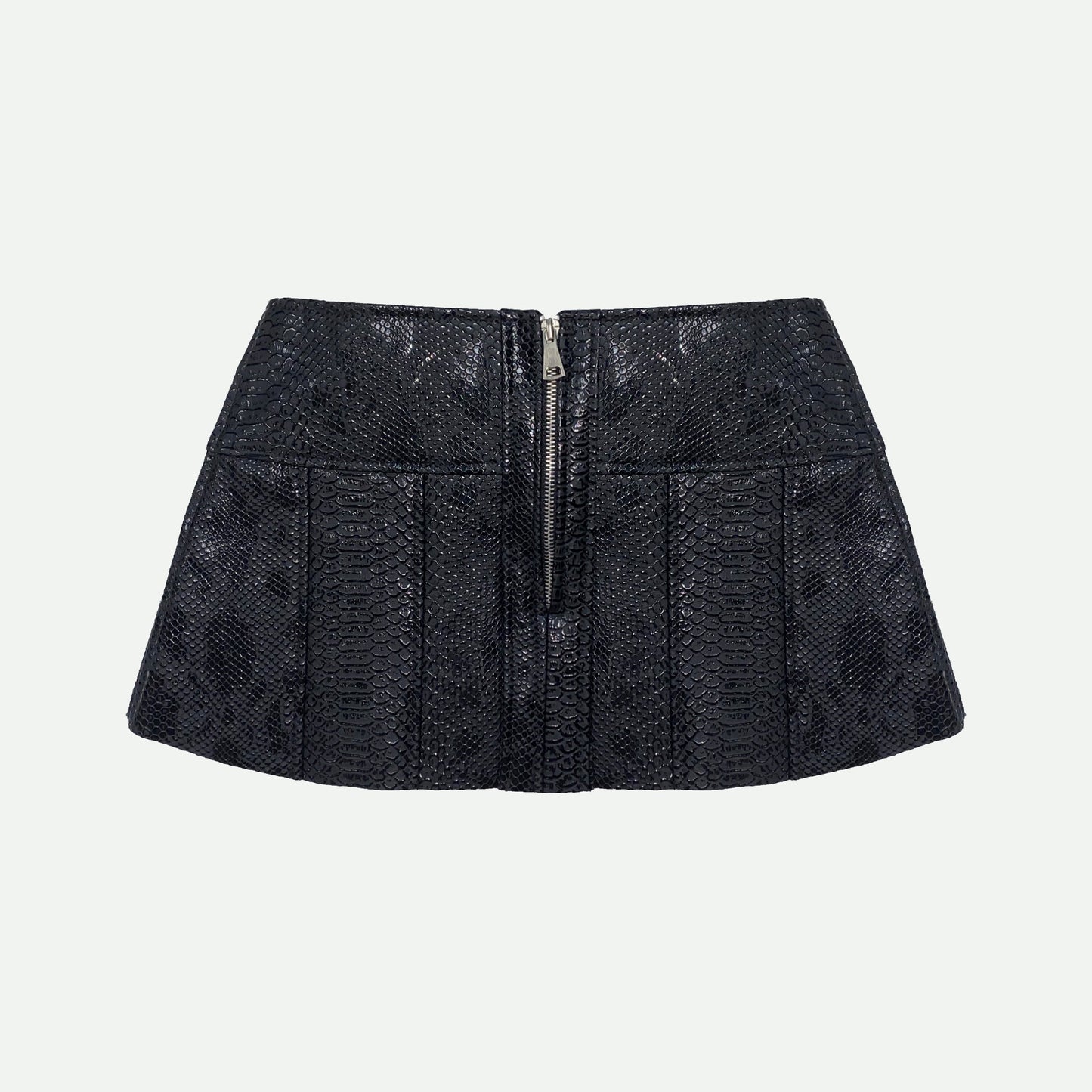 SNAKE MINI SKIRT BLACK NUR HEKTOR