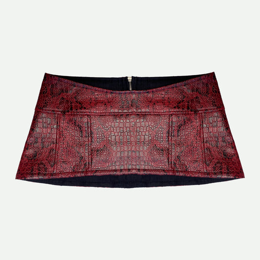 SNAKE MINI SKIRT