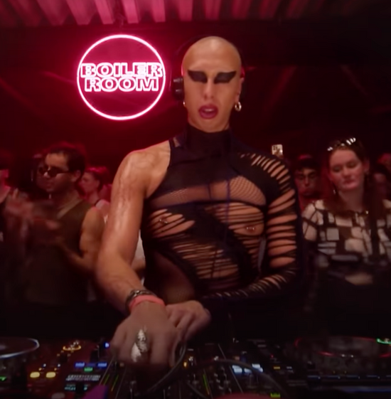 Metaraph-in-Nur-Hektor-Dress-for-BOILER-ROOM